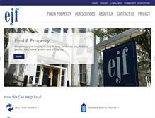 Tablet Screenshot of ejfrealestate.com